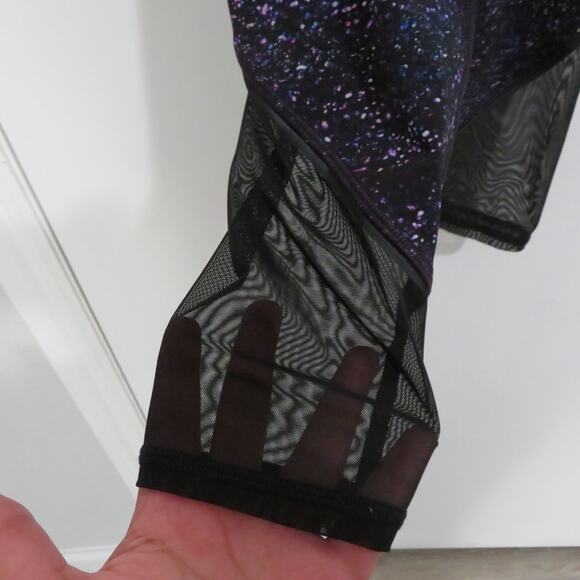 Lululemon Womens Sz 4 Crystalline Black Purple Galaxy Train Times 7/8 Legging - Picture 5 of 8